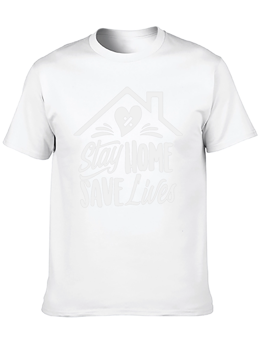 Stay Home Save Lives Graphic Tee