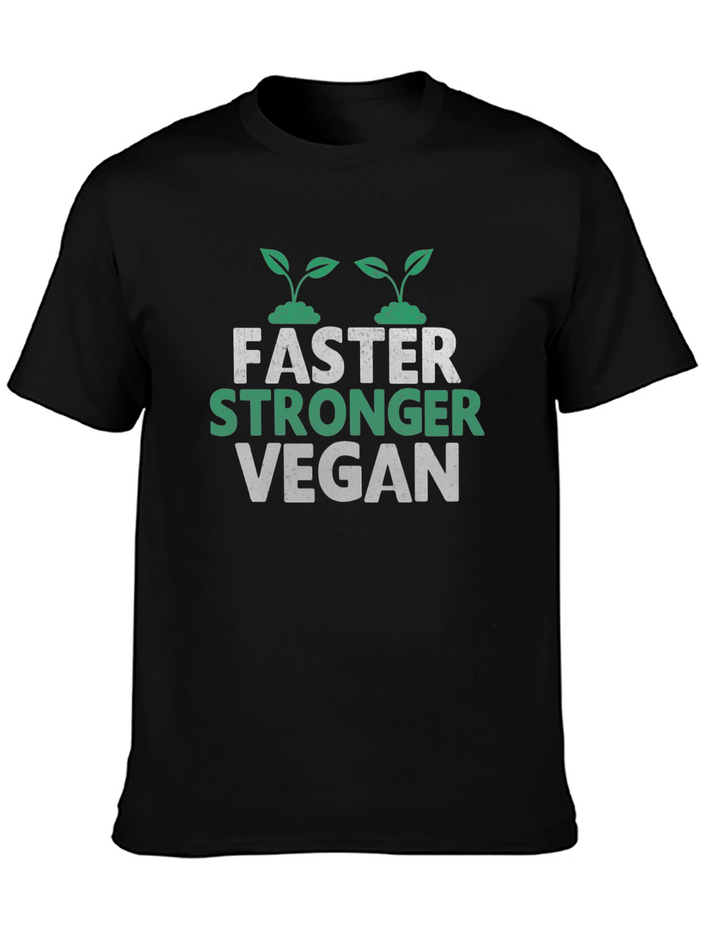 Vegan Stronger Faster T-Shirt - Unisex