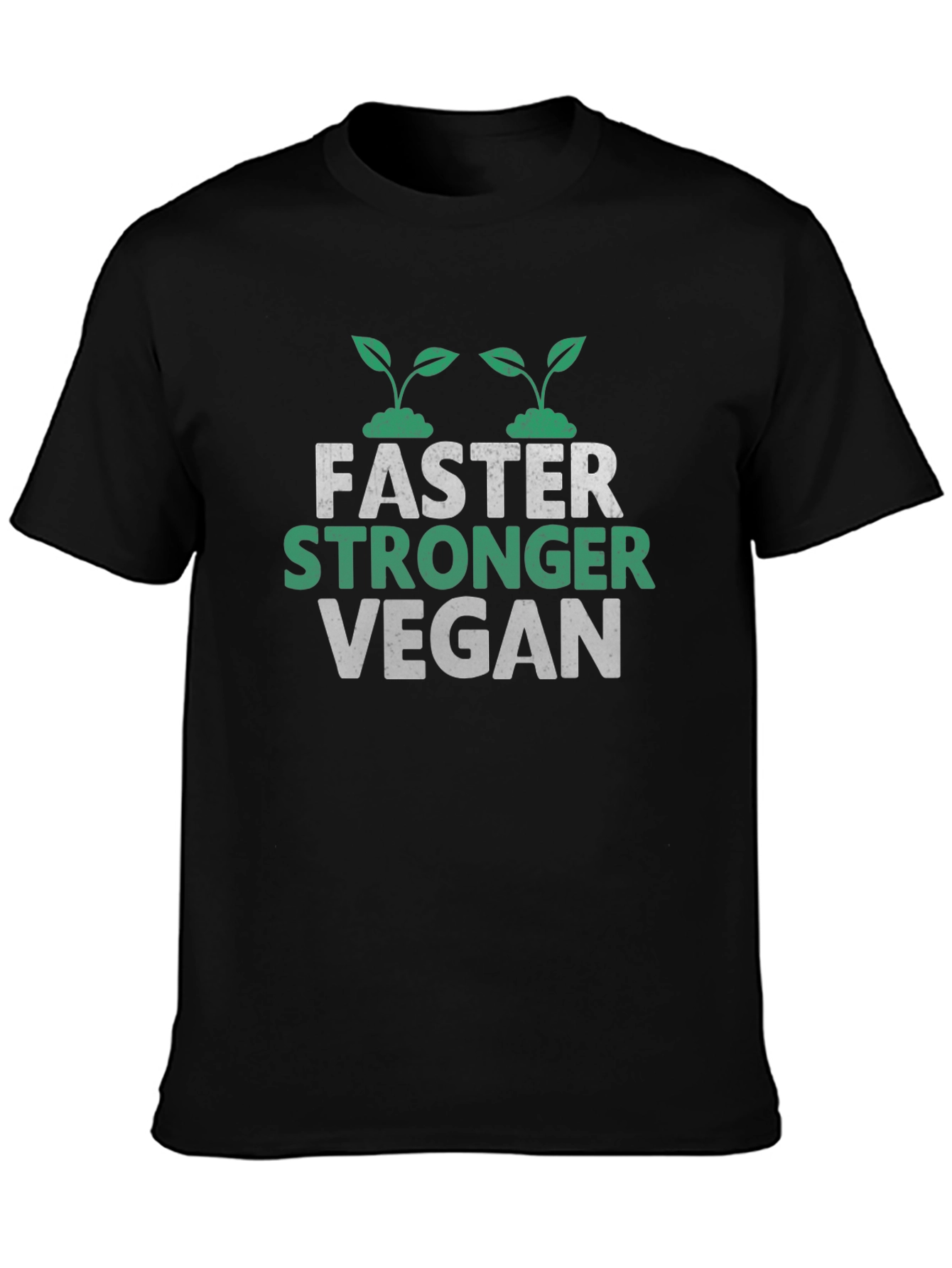 Vegan Stronger Faster T-Shirt - Unisex