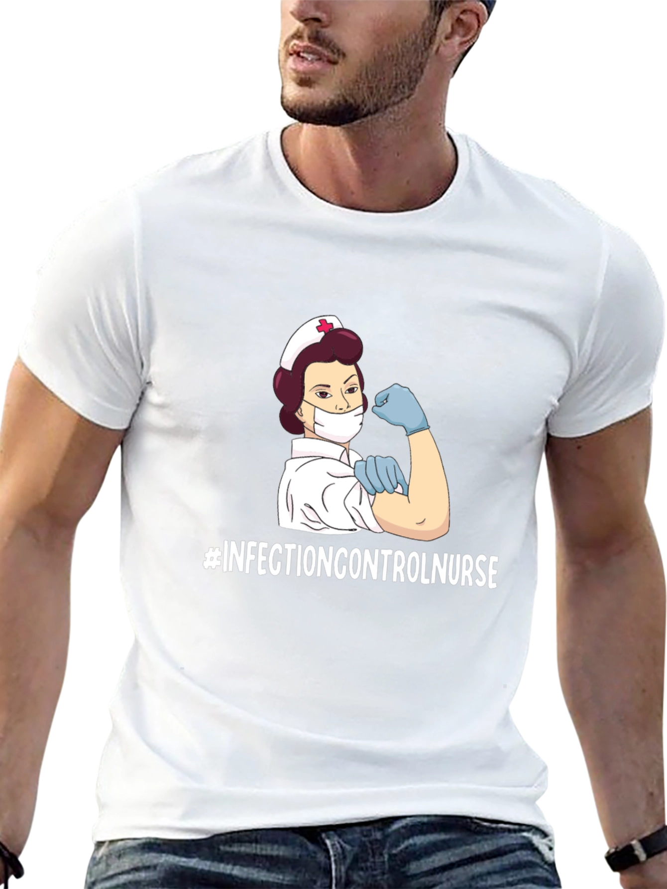 Infection Control Nurse T-Shirt - Strong Womens Health Tee