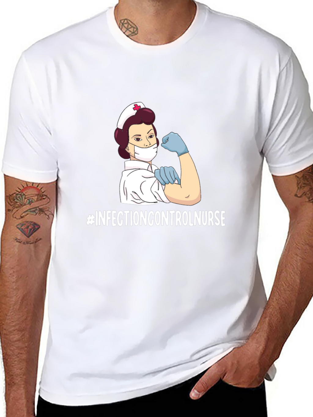 Infection Control Nurse T-Shirt - Strong Womens Health Tee