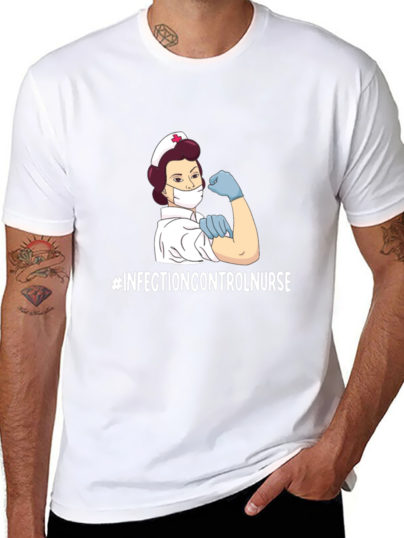 Infection Control Nurse T-Shirt - Strong Womens Health Tee