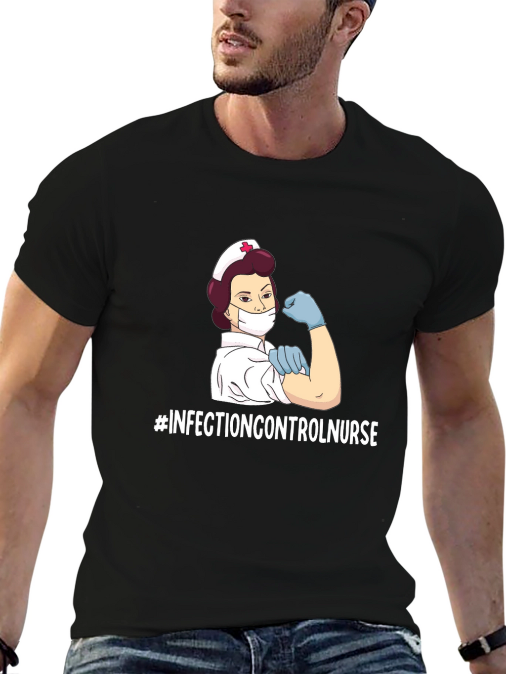Infection Control Nurse T-Shirt - Strong Womens Health Tee
