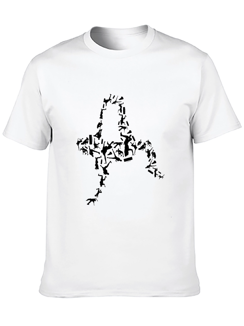 Animal Silhouette Black Graphic Tee