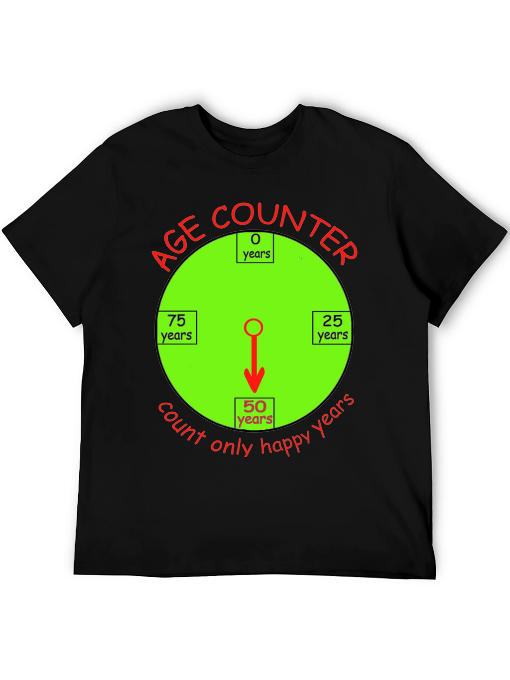 Happy Age Counter T-Shirt