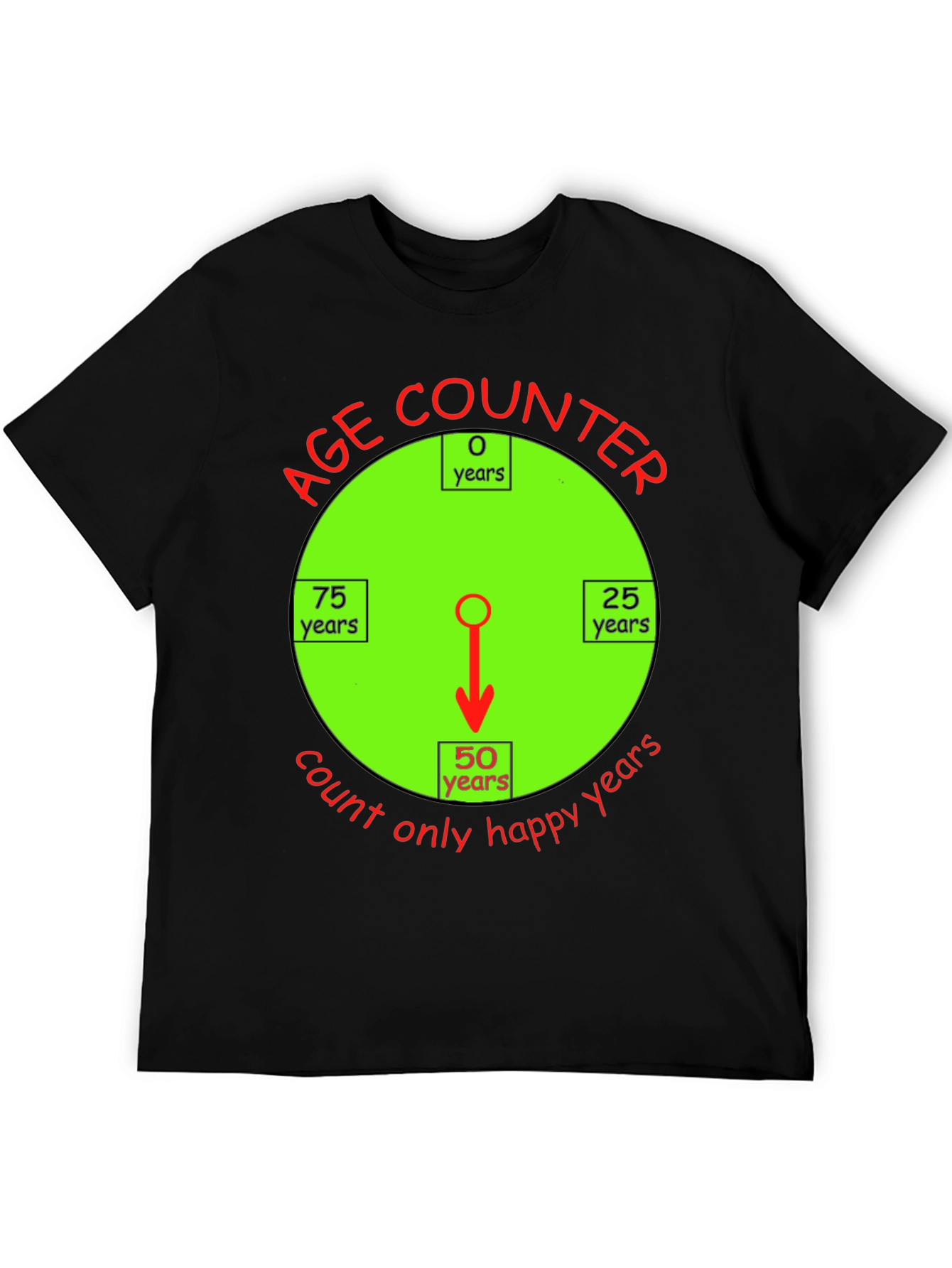 Happy Age Counter T-Shirt