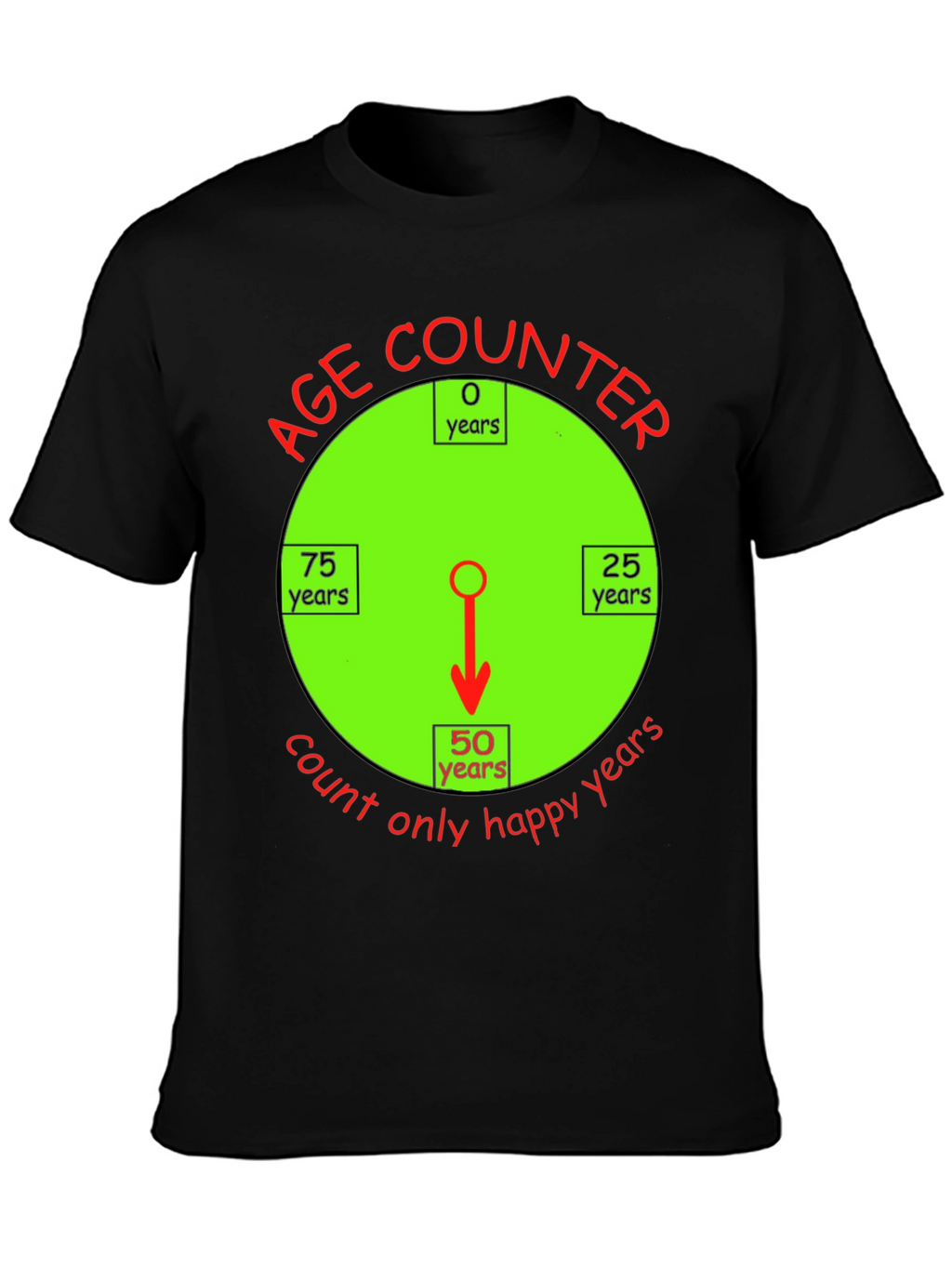 Happy Age Counter T-Shirt