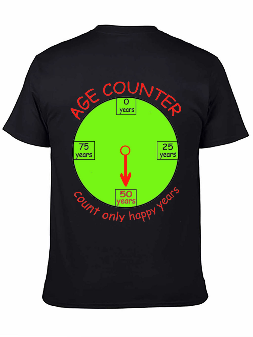 Happy Age Counter T-Shirt