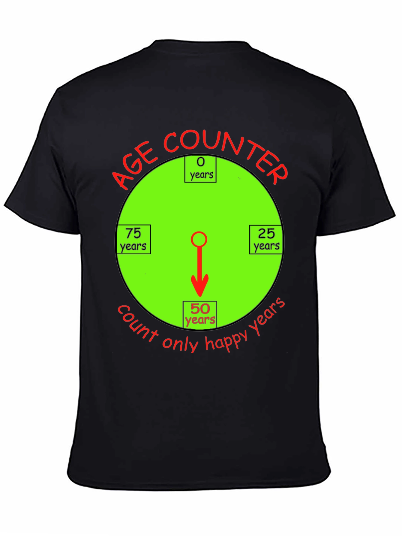 Happy Age Counter T-Shirt
