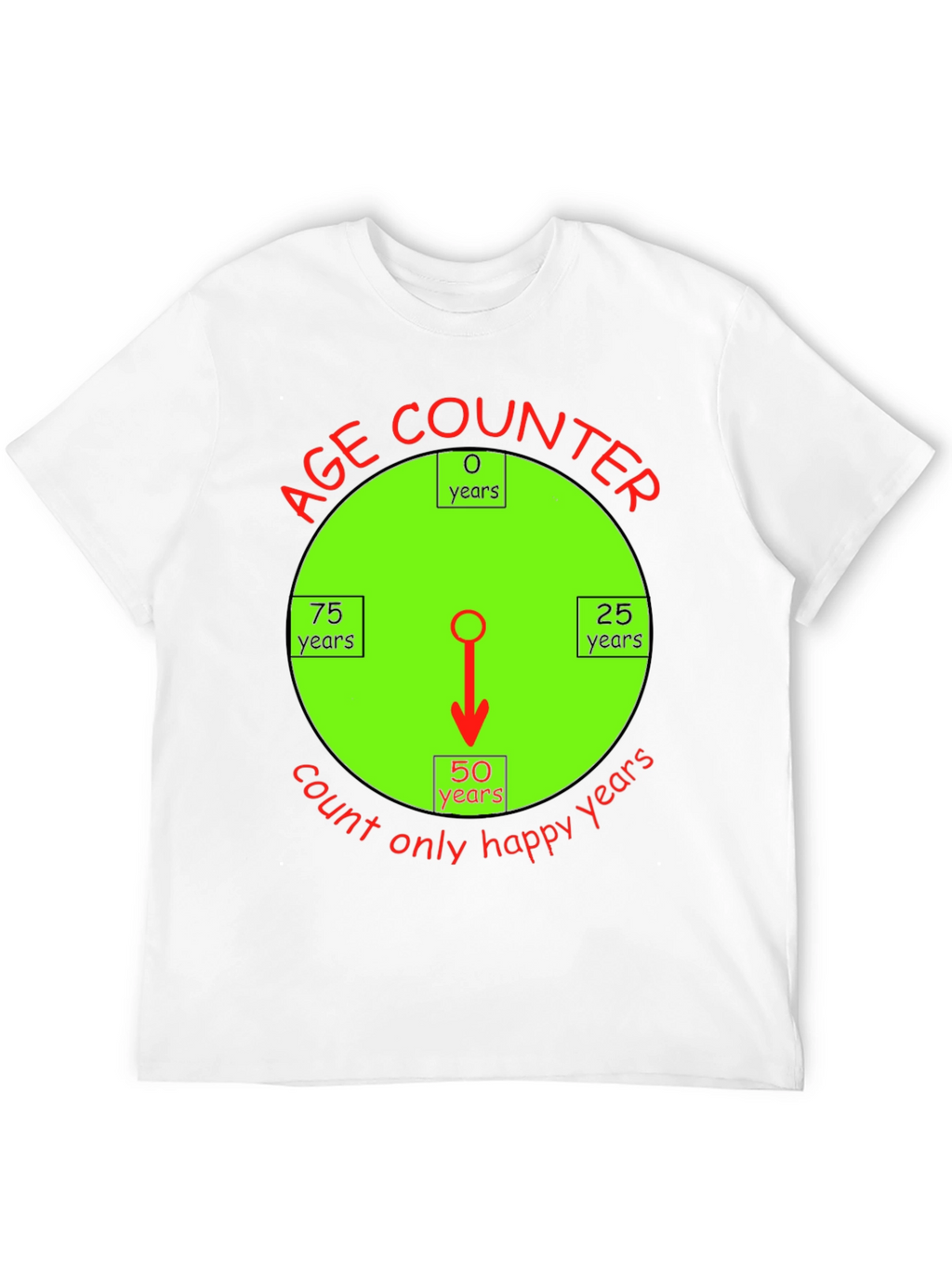 Happy Age Counter T-Shirt