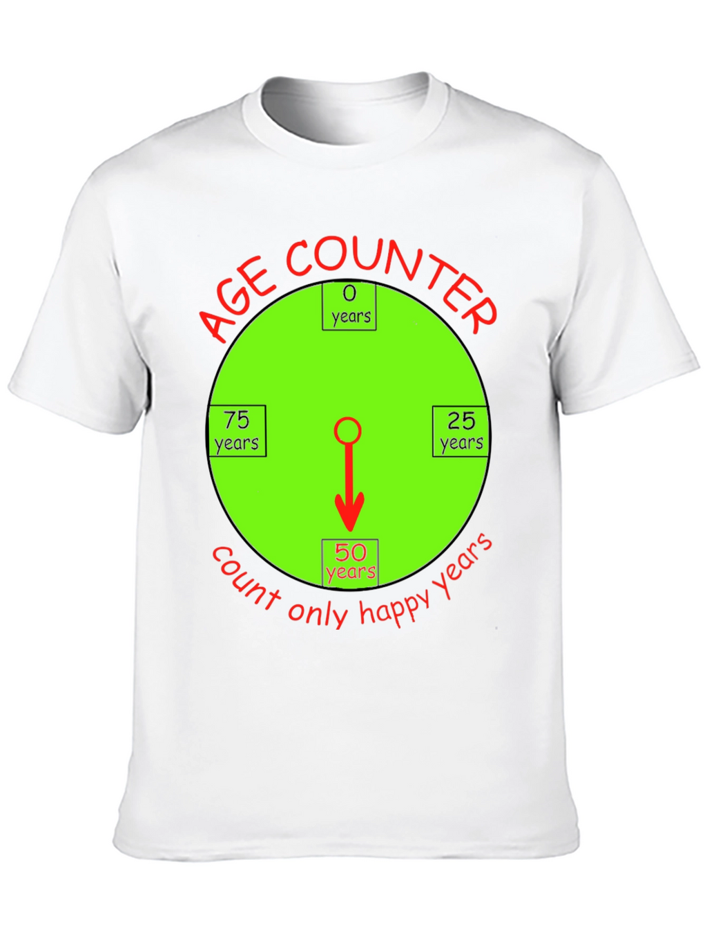 Happy Age Counter T-Shirt