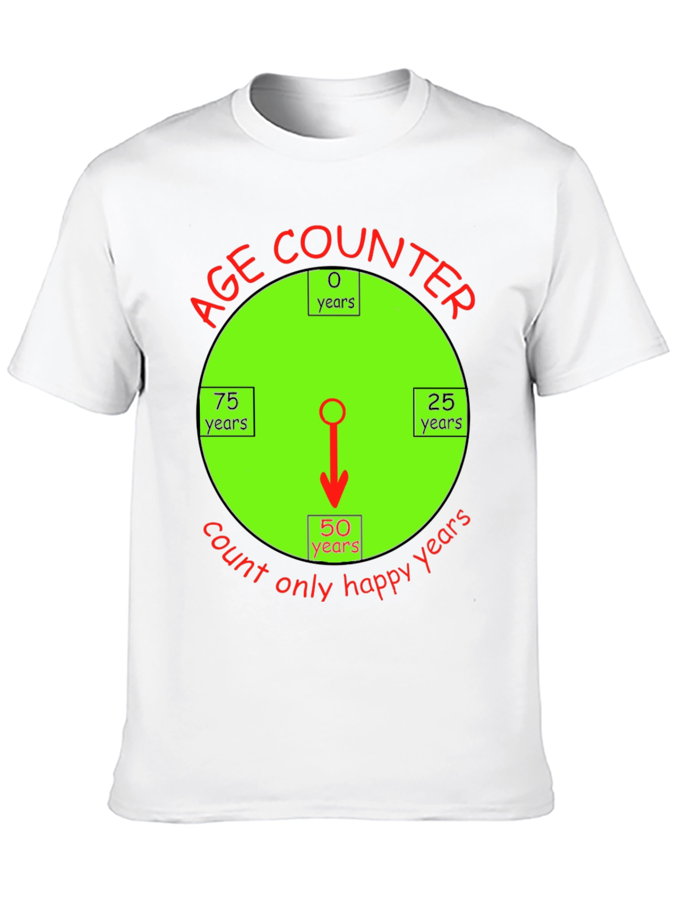 Happy Age Counter T-Shirt