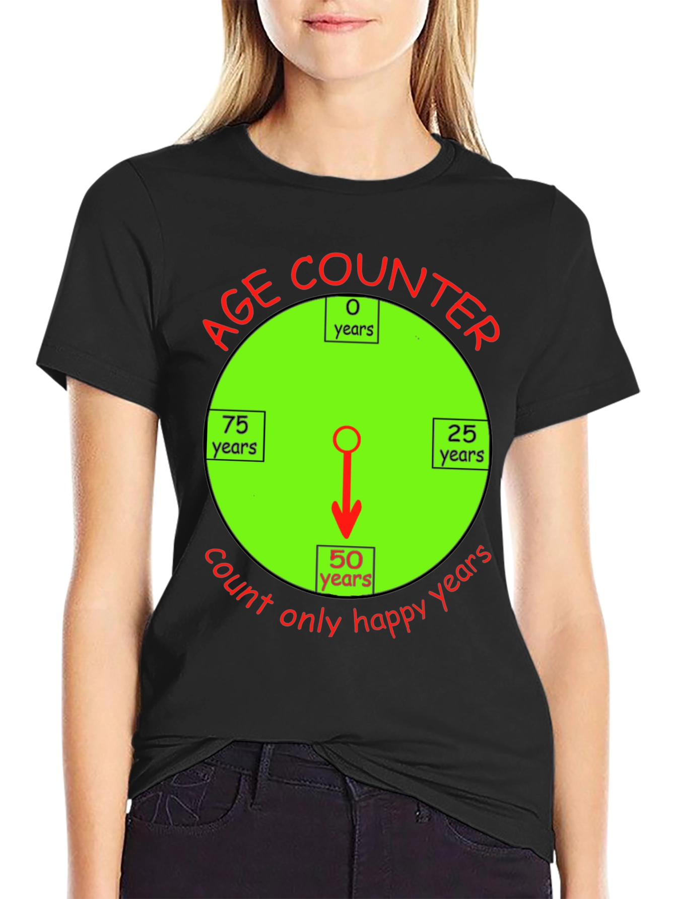 Happy Age Counter T-Shirt