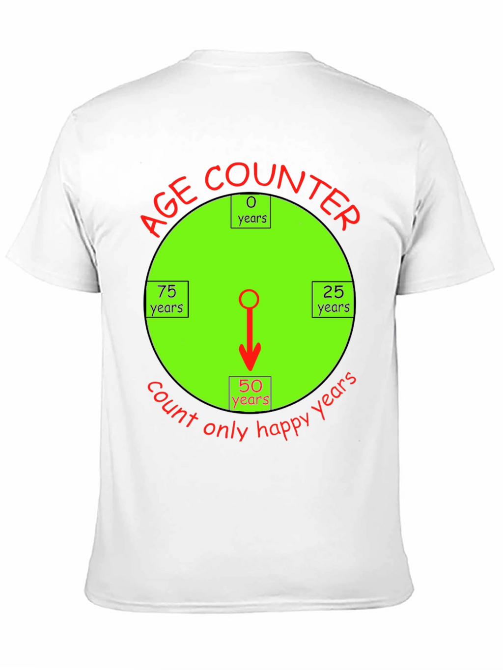 Happy Age Counter T-Shirt