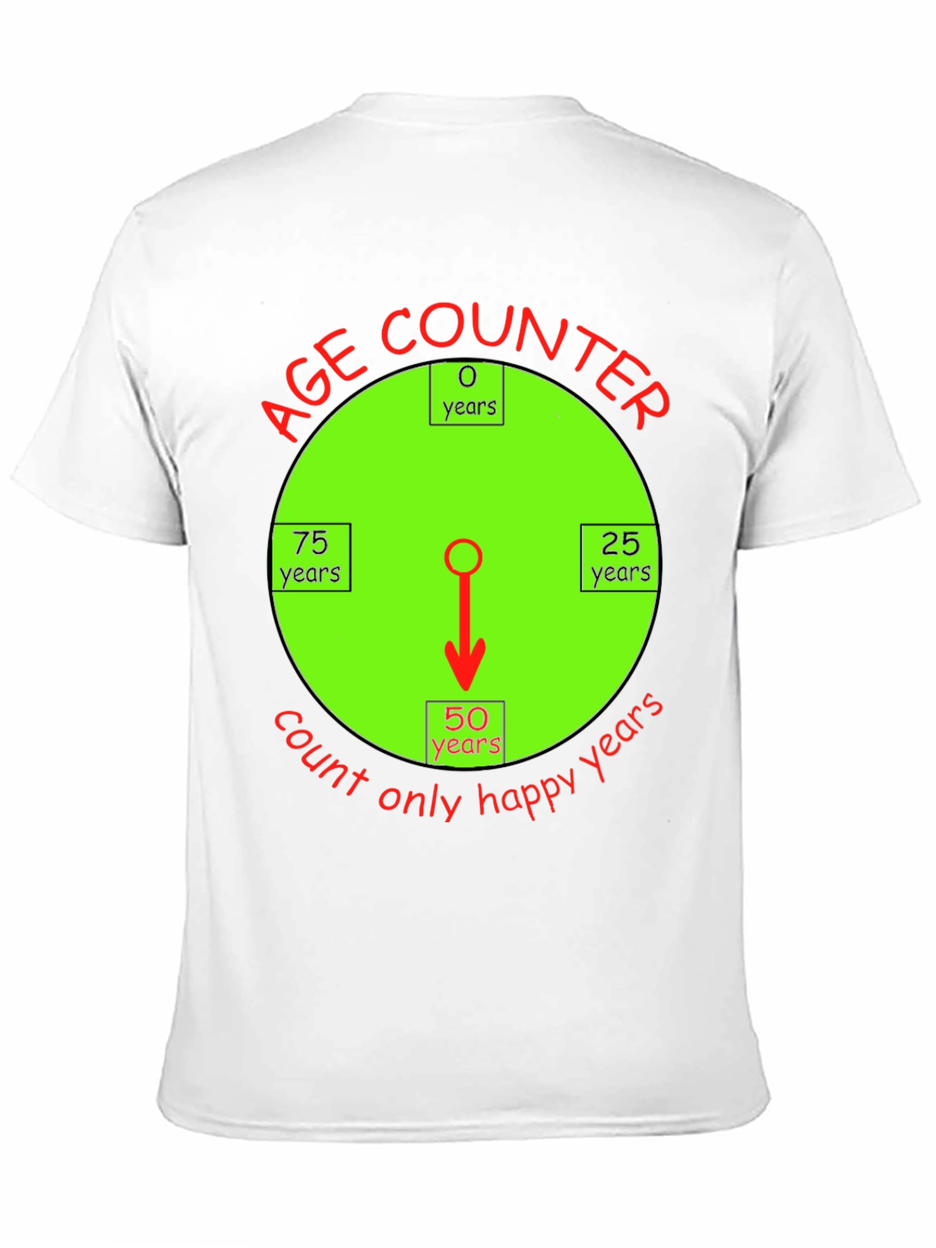 Happy Age Counter T-Shirt