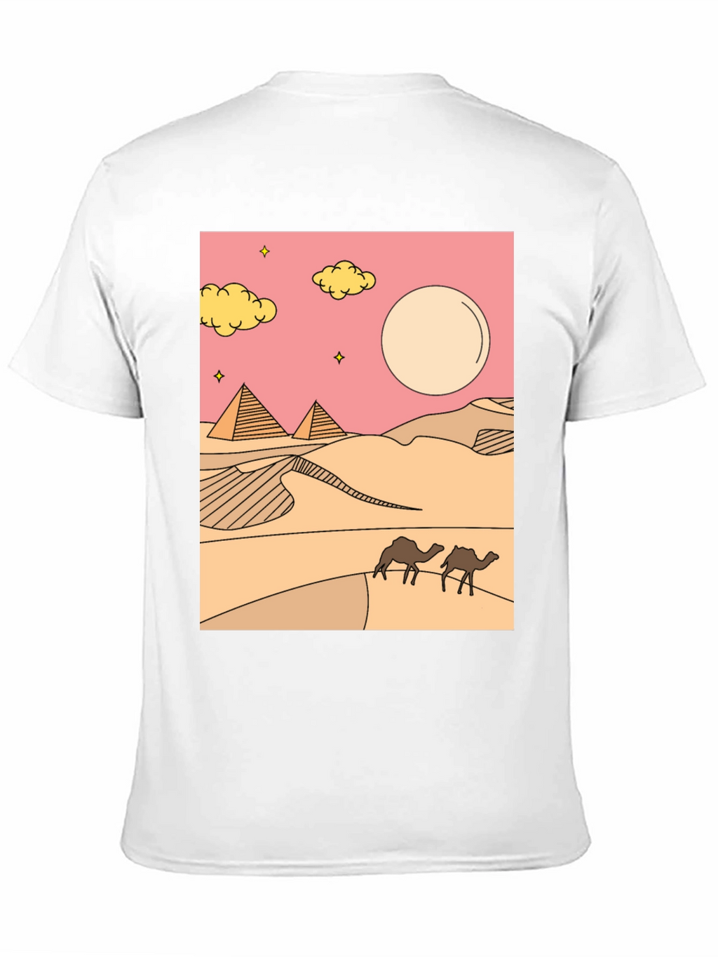 Desert Graphic Tee - Black Cotton Blend