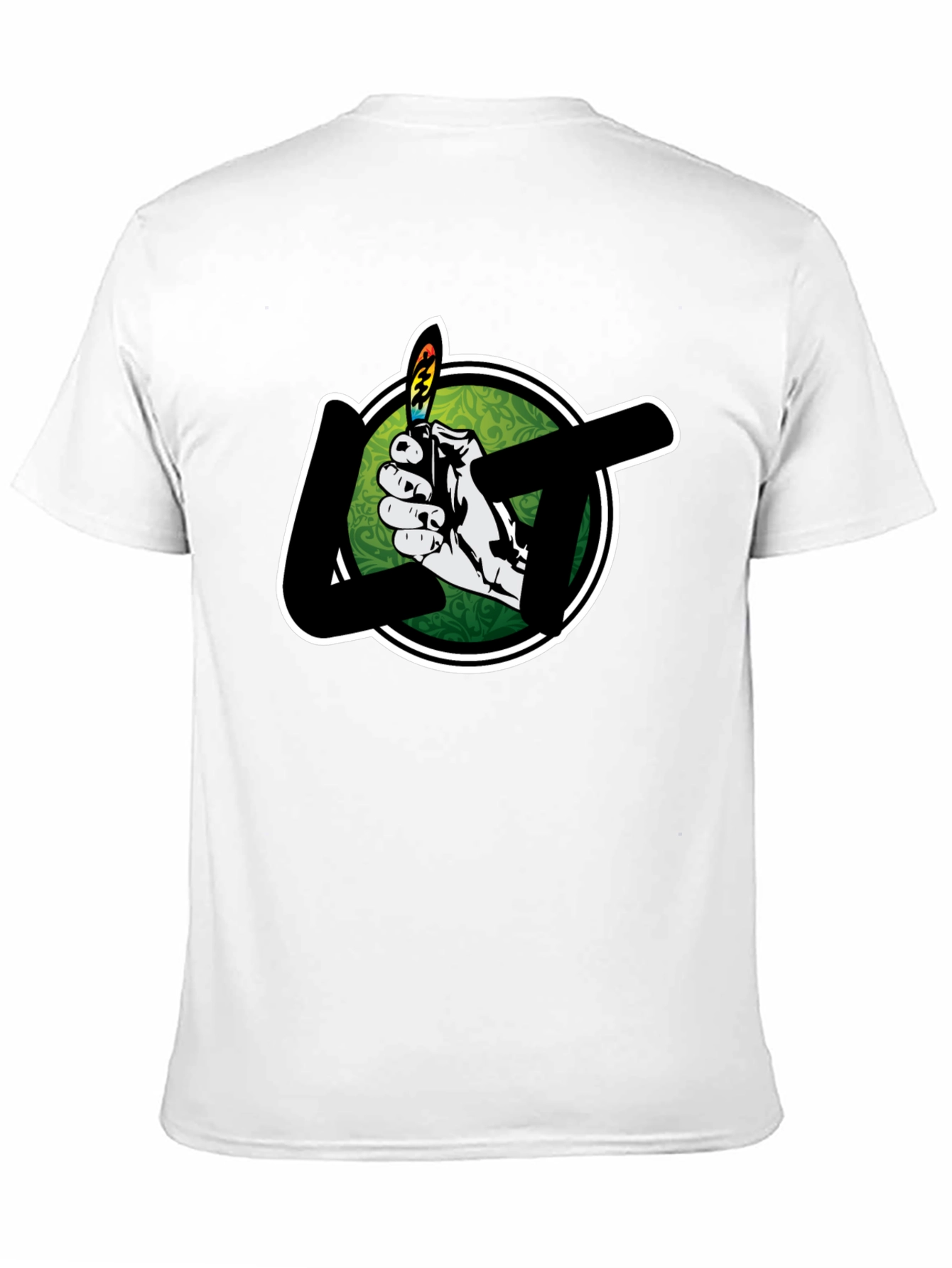 Lighter Graphic Tee - Stylish Black T-Shirt