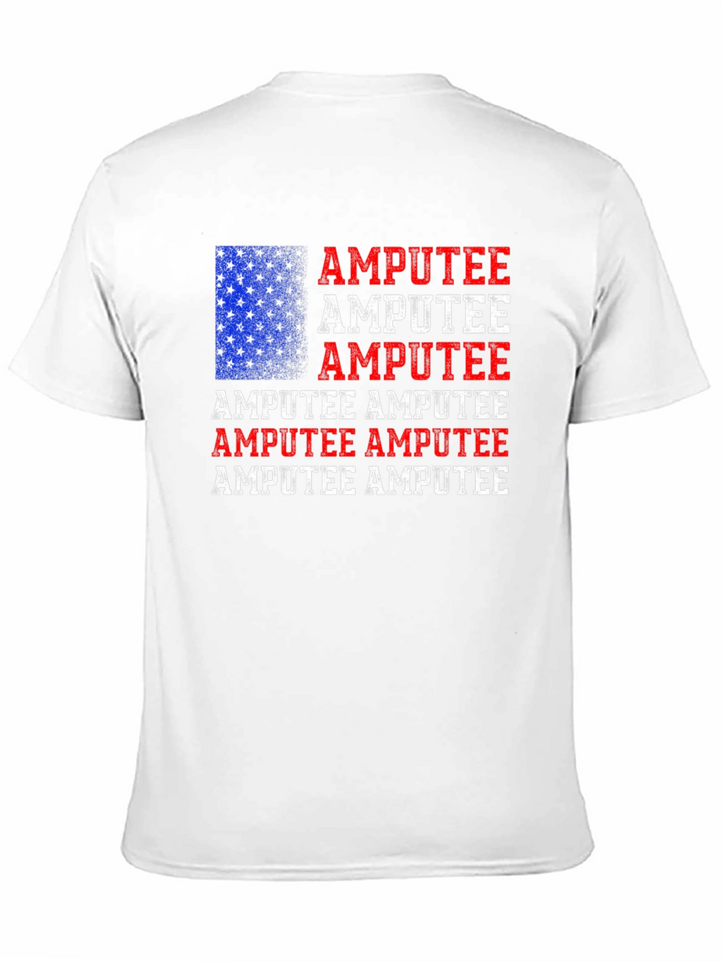 Amputee USA Flag Graphic Tee