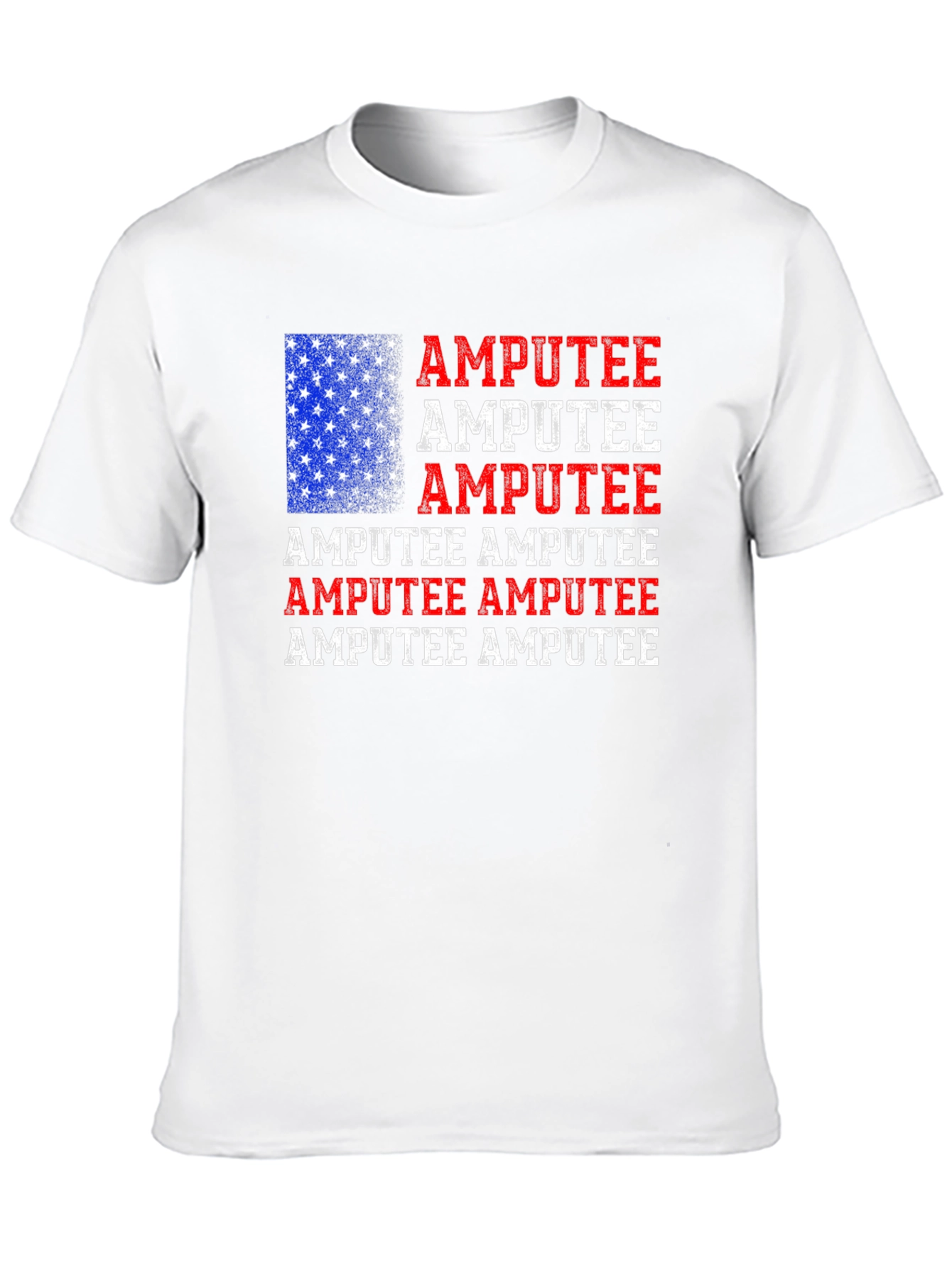 Amputee USA Flag Graphic Tee