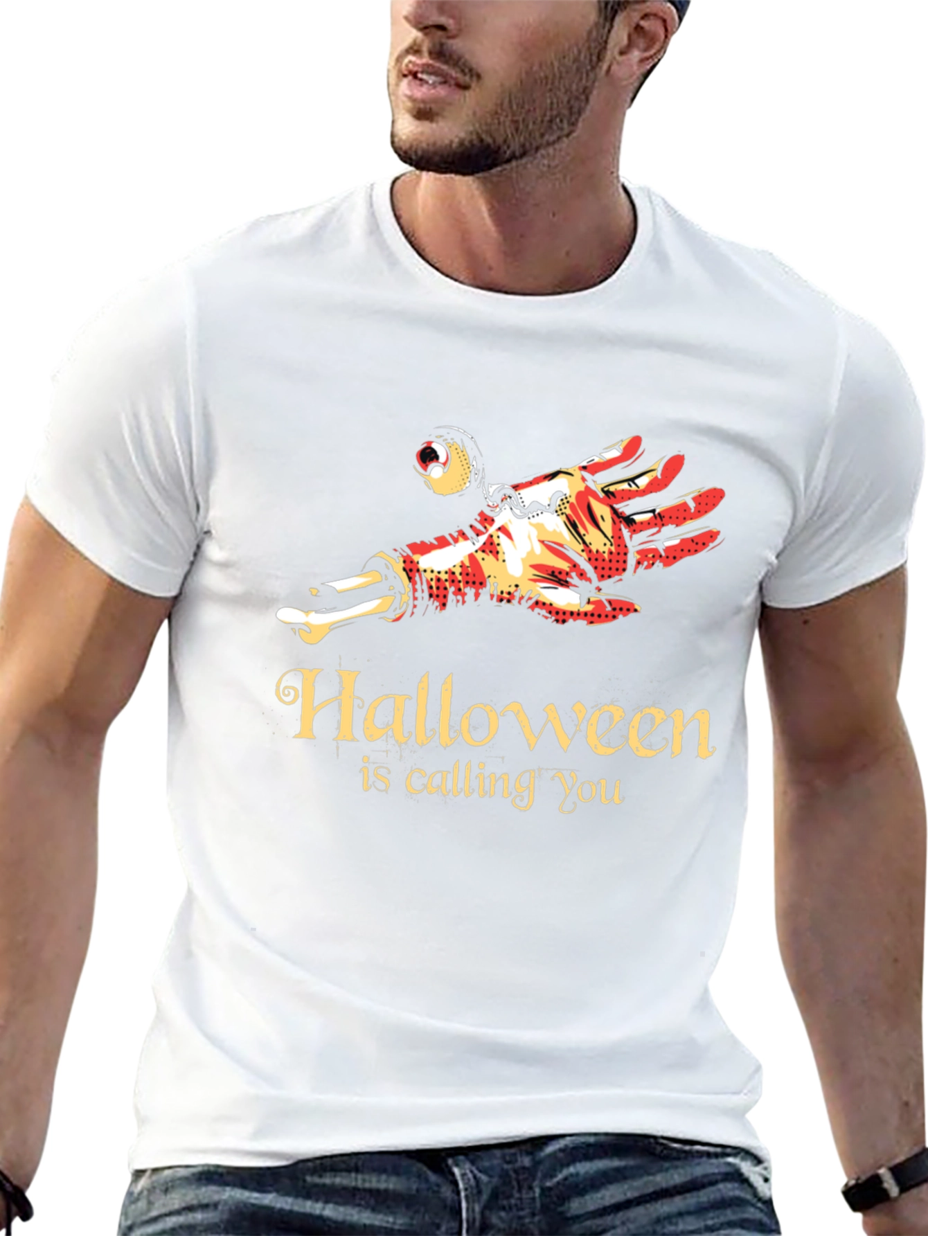 Halloween is Calling You Graphic T-Shirt
