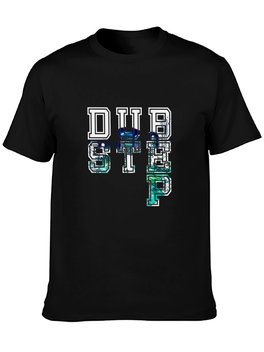 Dubstep Graphic Black T-Shirt