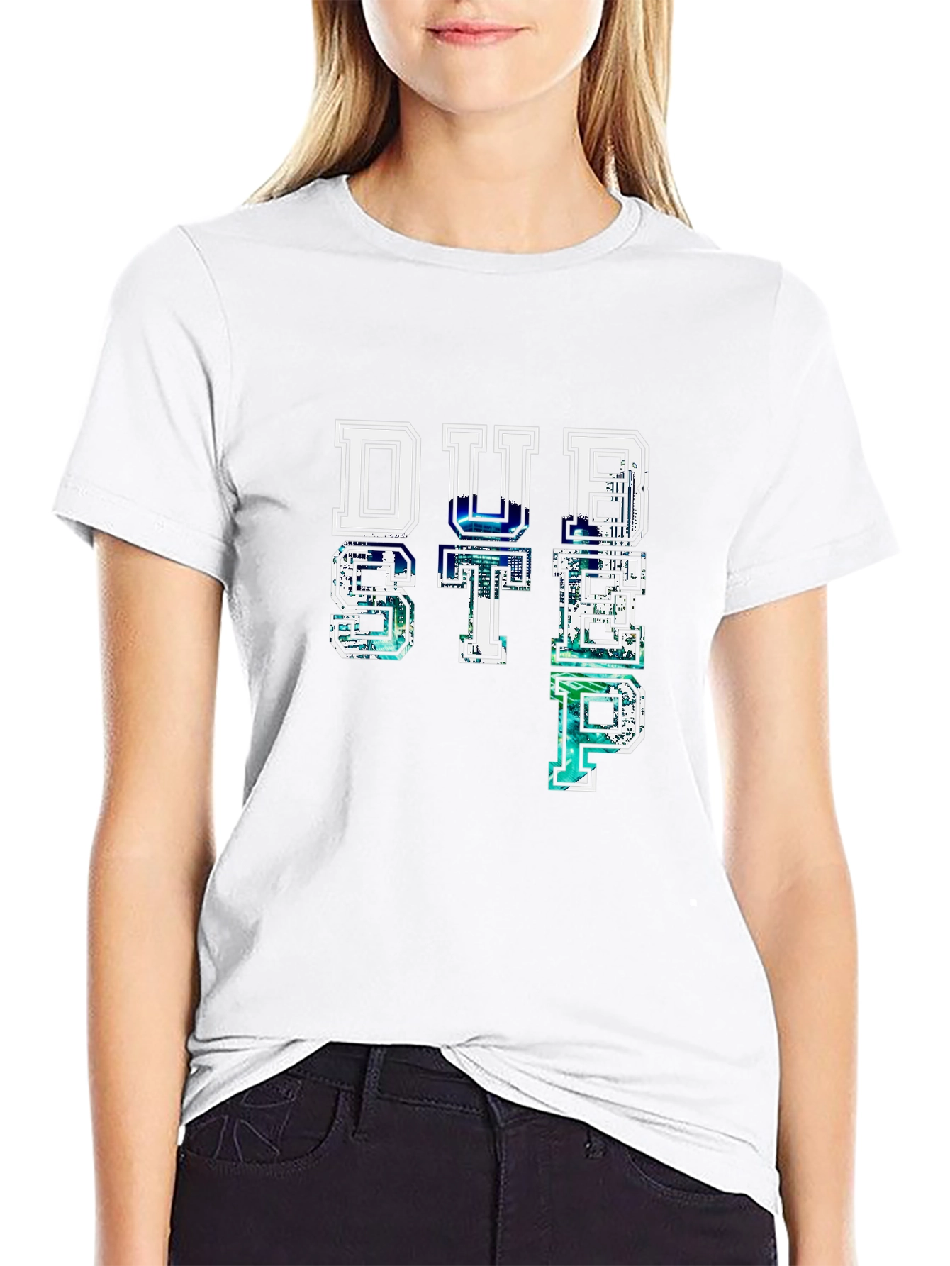 Dubstep Graphic Black T-Shirt