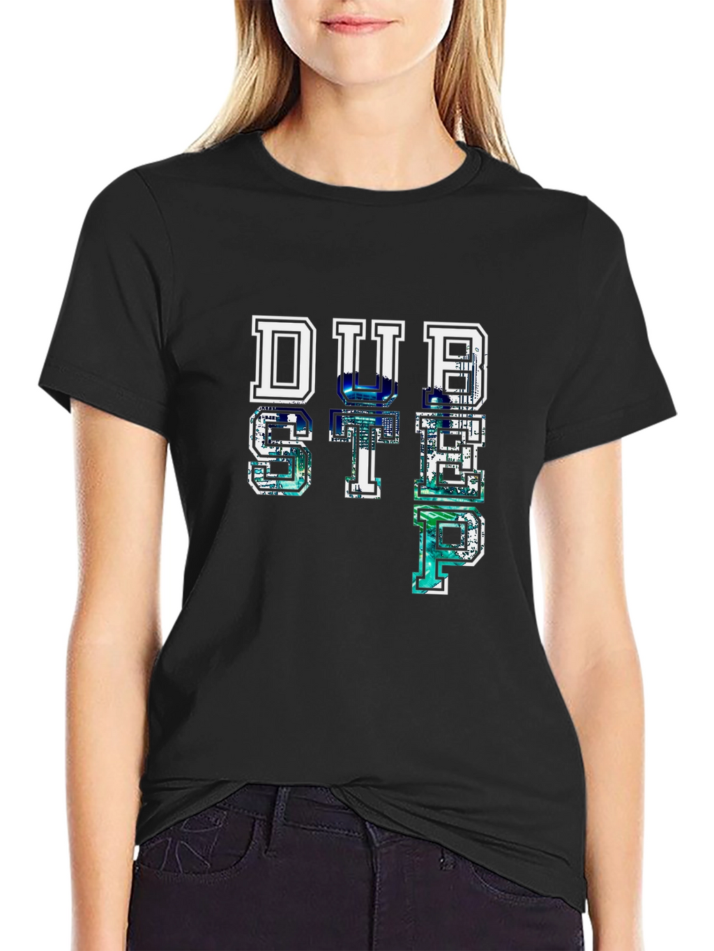 Dubstep Graphic Black T-Shirt
