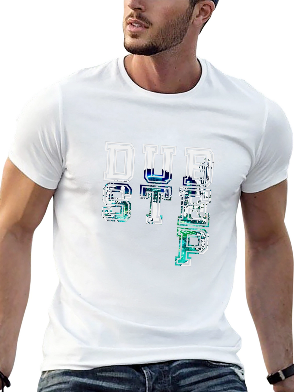 Dubstep Graphic Black T-Shirt