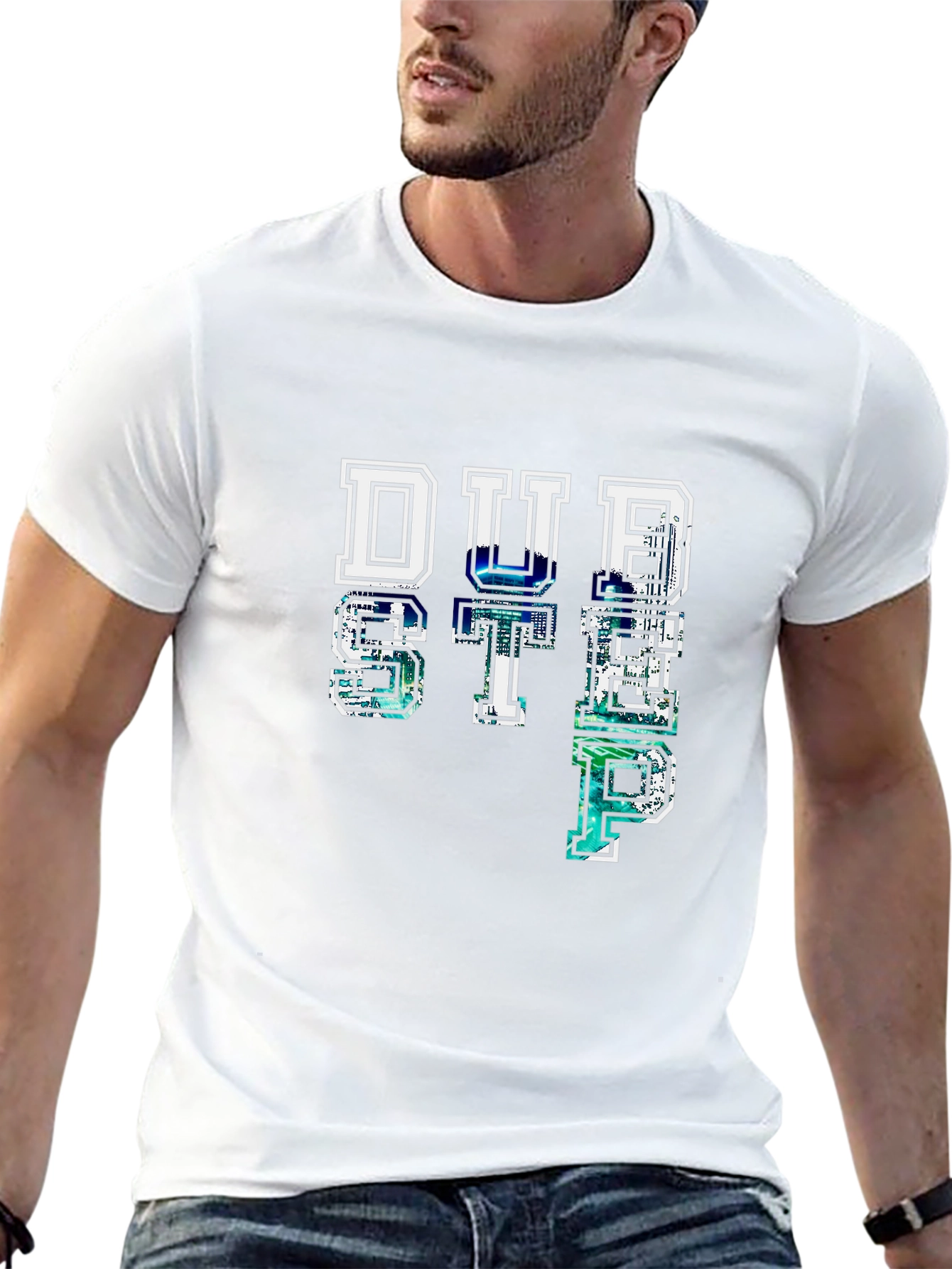 Dubstep Graphic Black T-Shirt