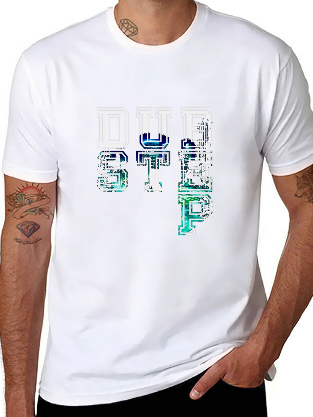 Dubstep Graphic Black T-Shirt