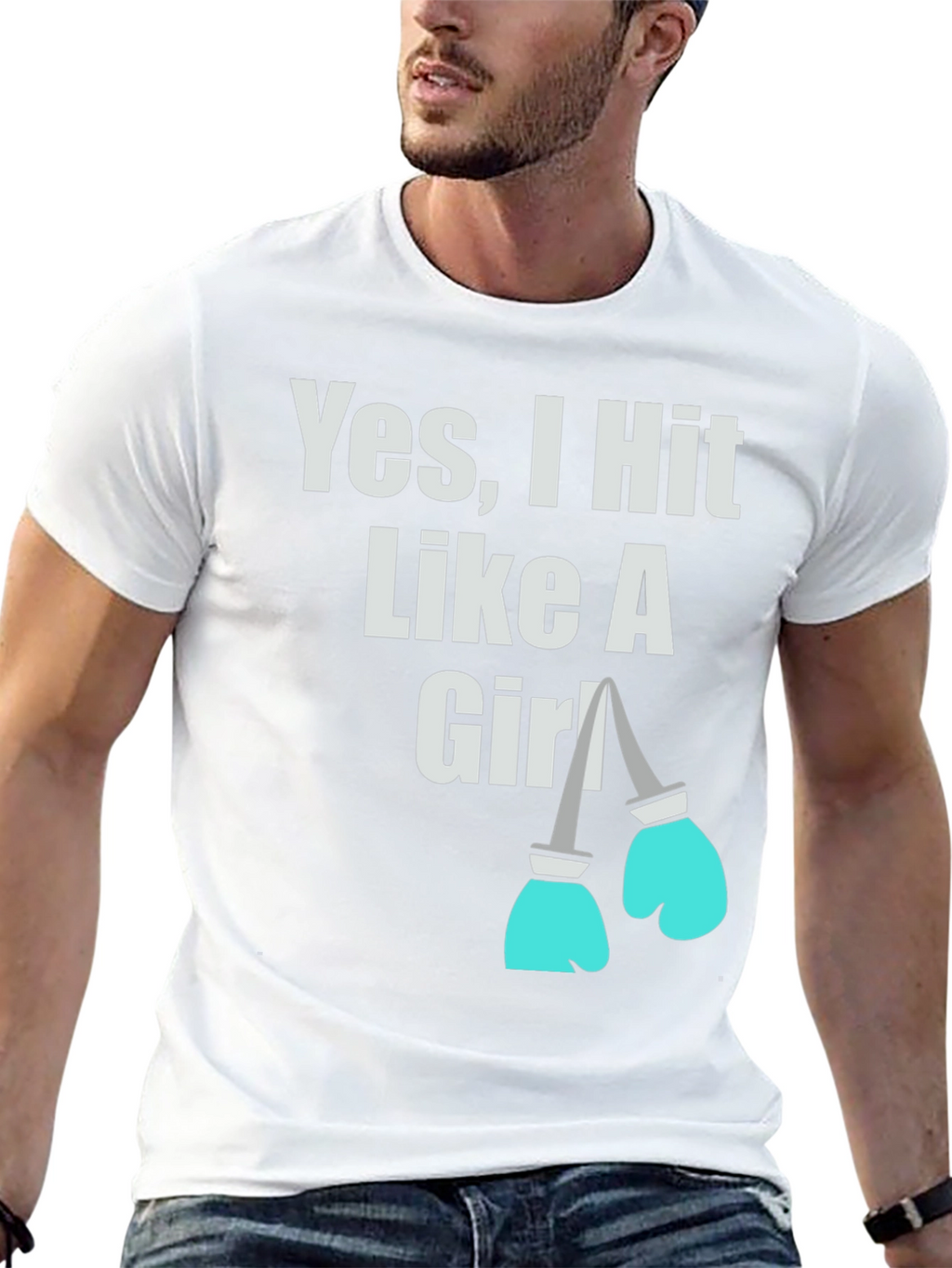 Yes I Hit Like A Girl T-Shirt