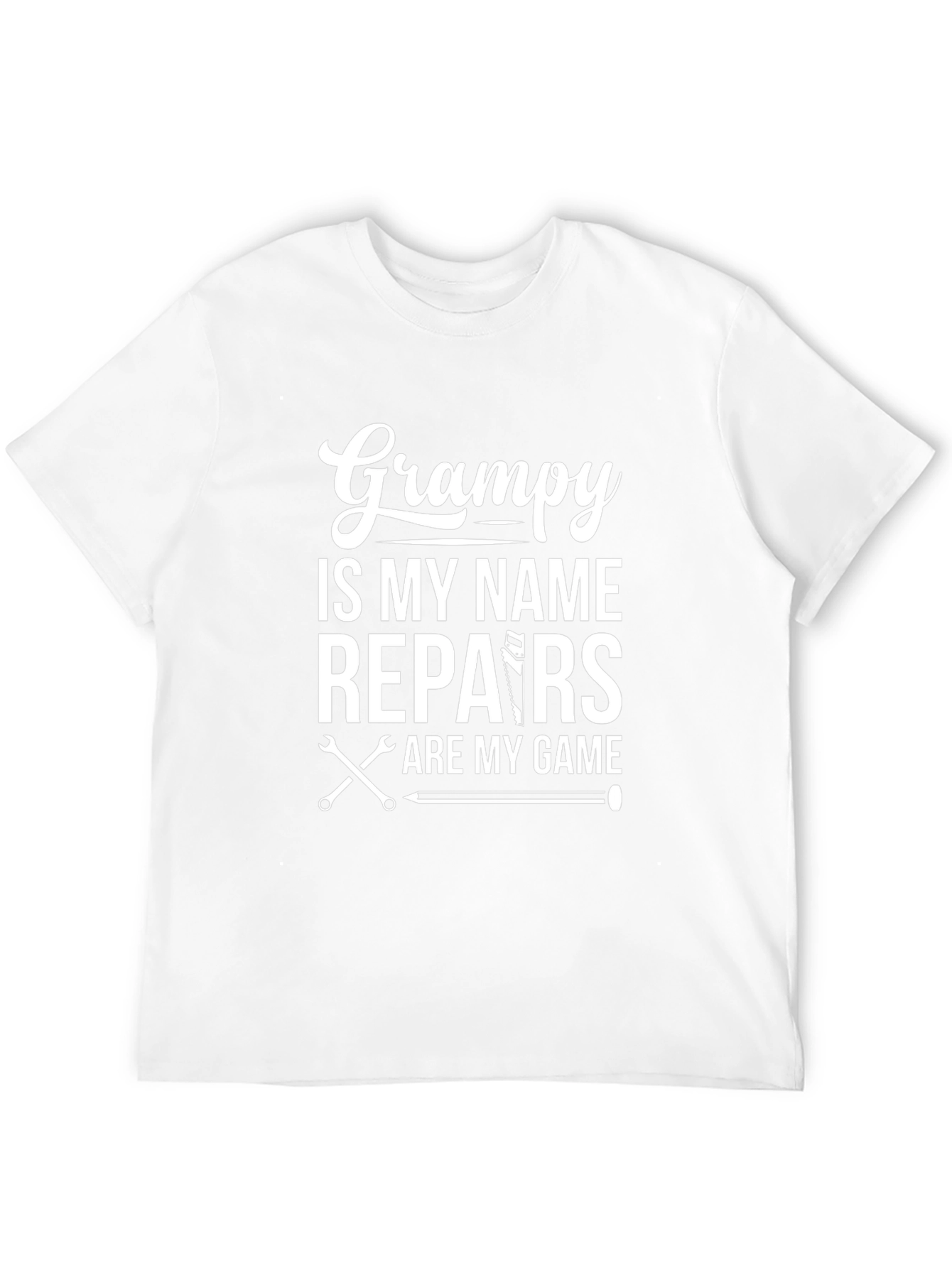 Grampy Repairs T-Shirt - Handyman Gift