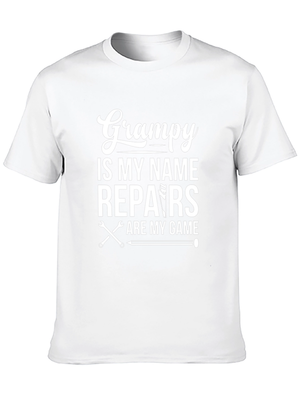 Grampy Repairs T-Shirt - Handyman Gift
