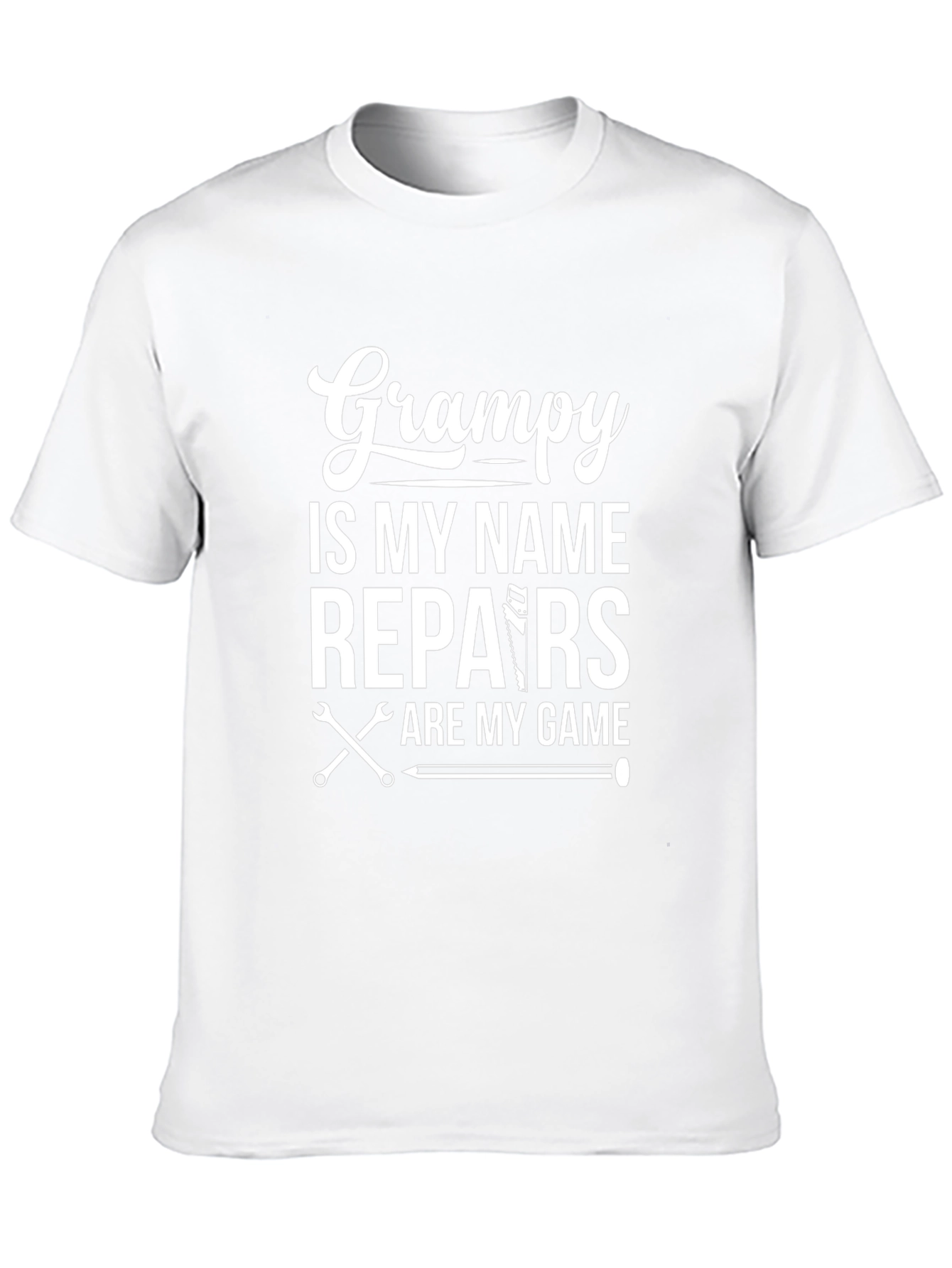 Grampy Repairs T-Shirt - Handyman Gift