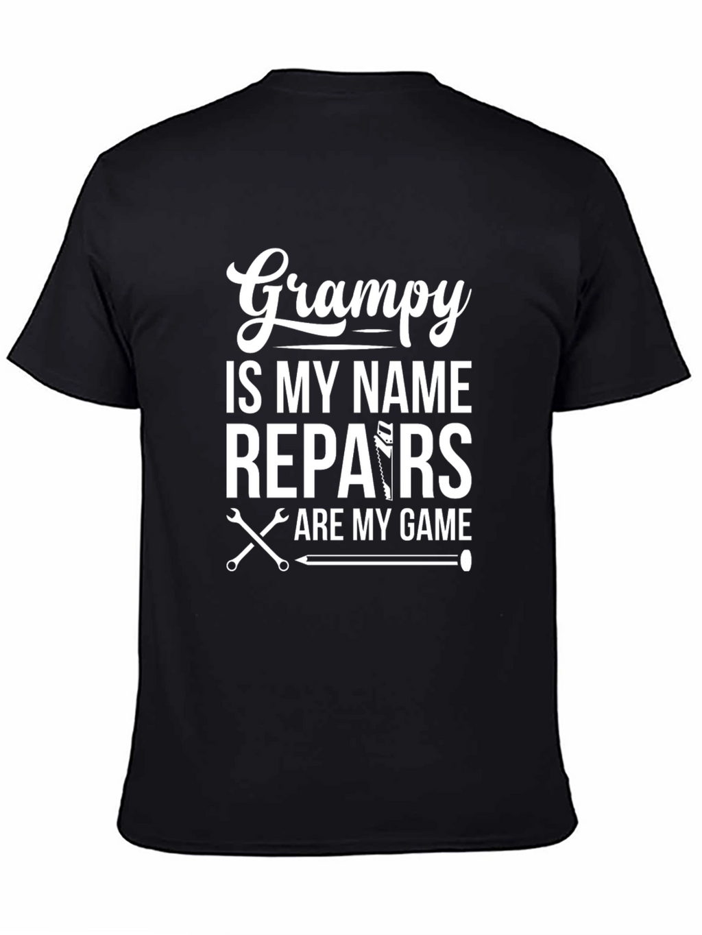 Grampy Repairs T-Shirt - Handyman Gift