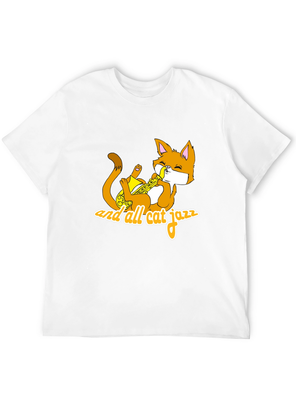 Cool Cat Jazz Black T-Shirt