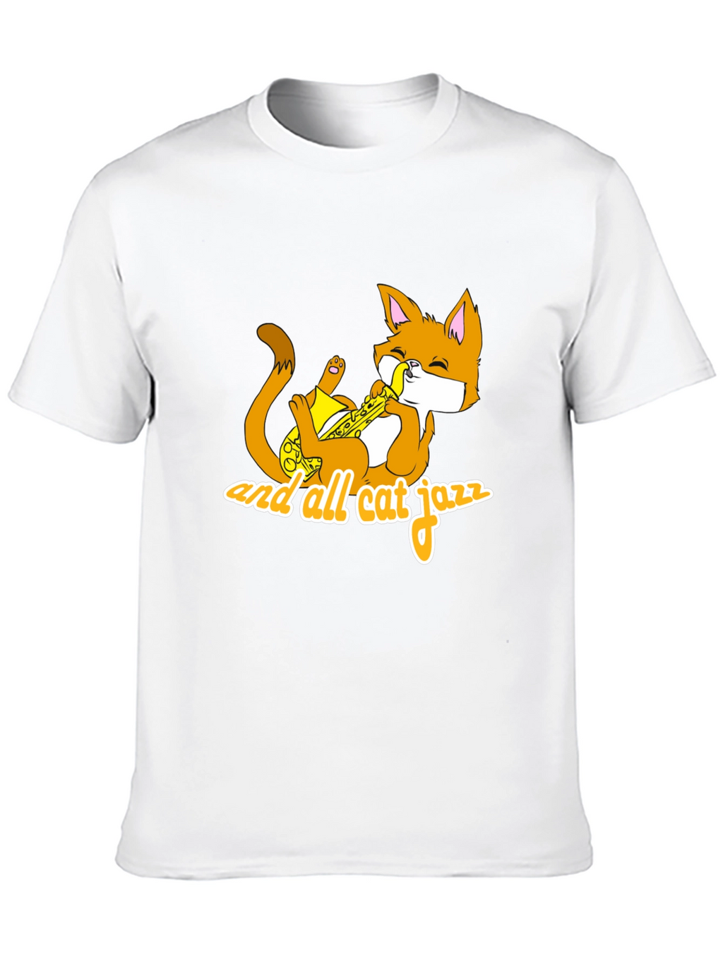 Cool Cat Jazz Black T-Shirt
