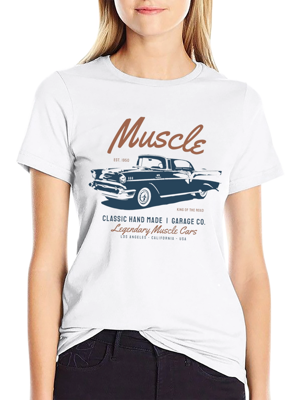 Muscle Car Garage T-Shirt - Classic Auto Tee