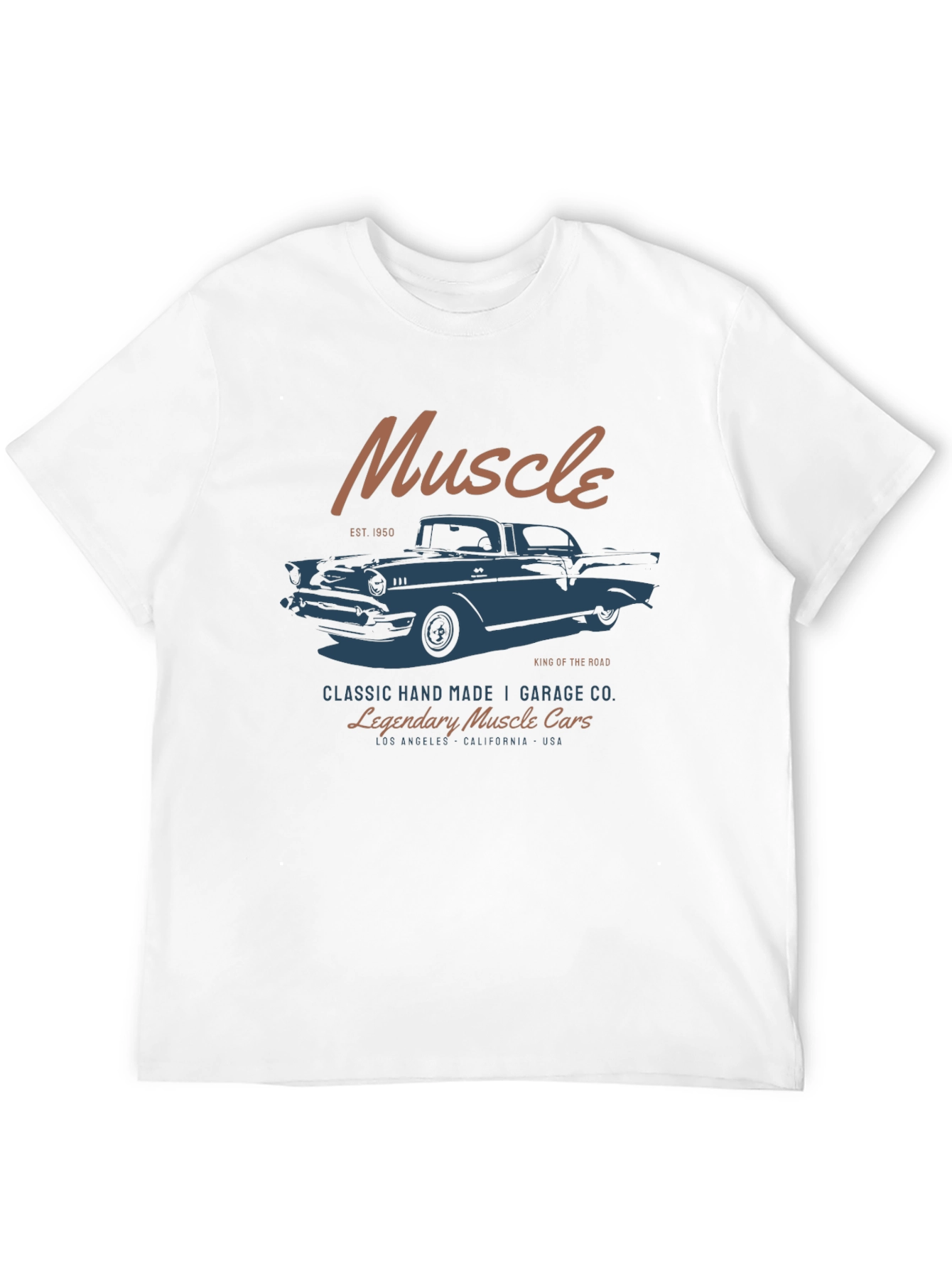 Muscle Car Garage T-Shirt - Classic Auto Tee
