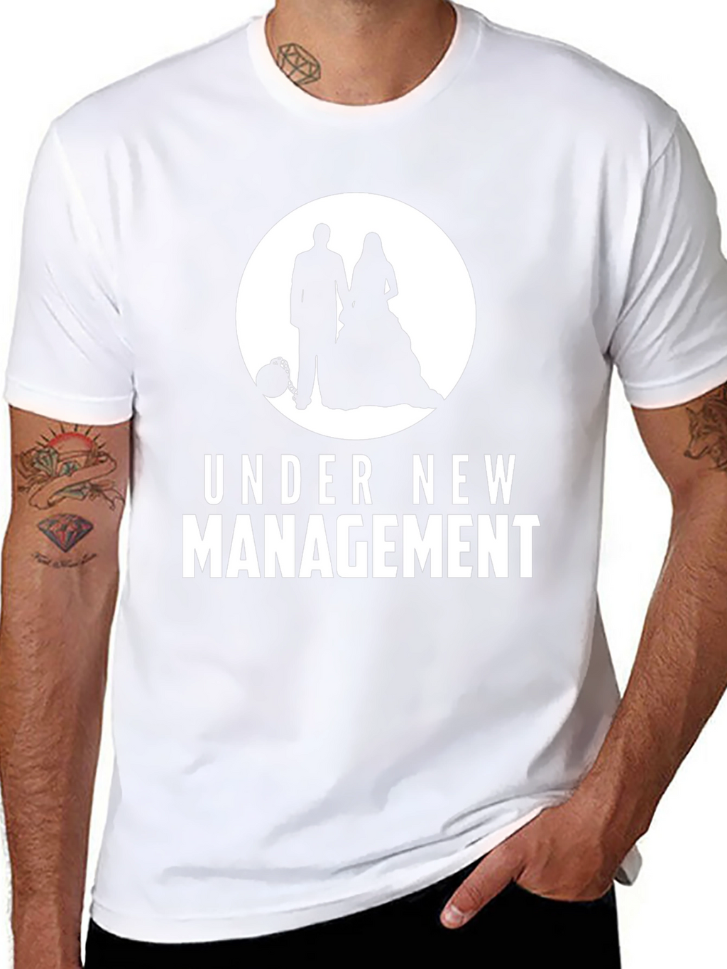 Under New Management Wedding T-Shirt