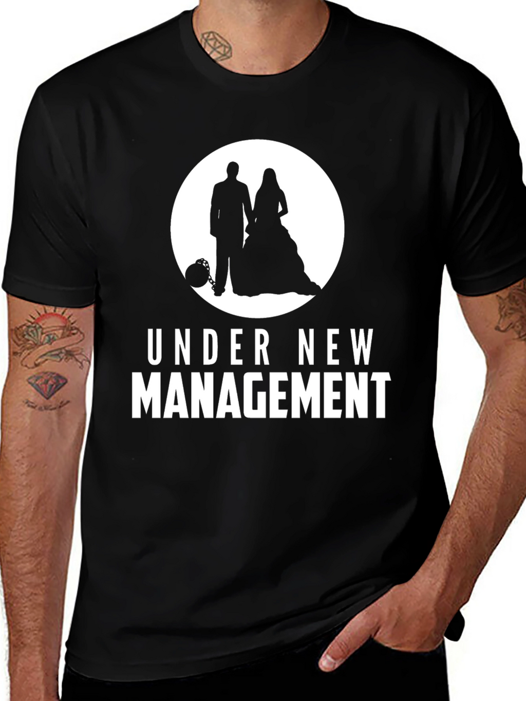 Under New Management Wedding T-Shirt