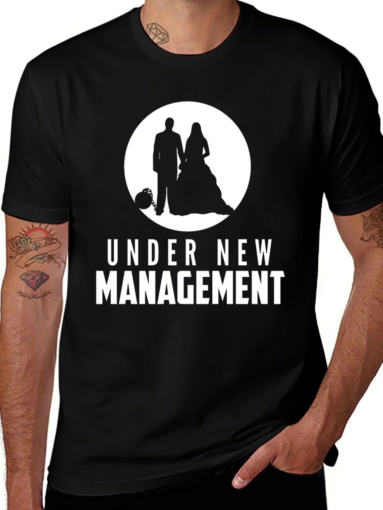 Under New Management Wedding T-Shirt