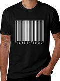 Identity Crisis Barcode T-Shirt - Bold Graphic Tee