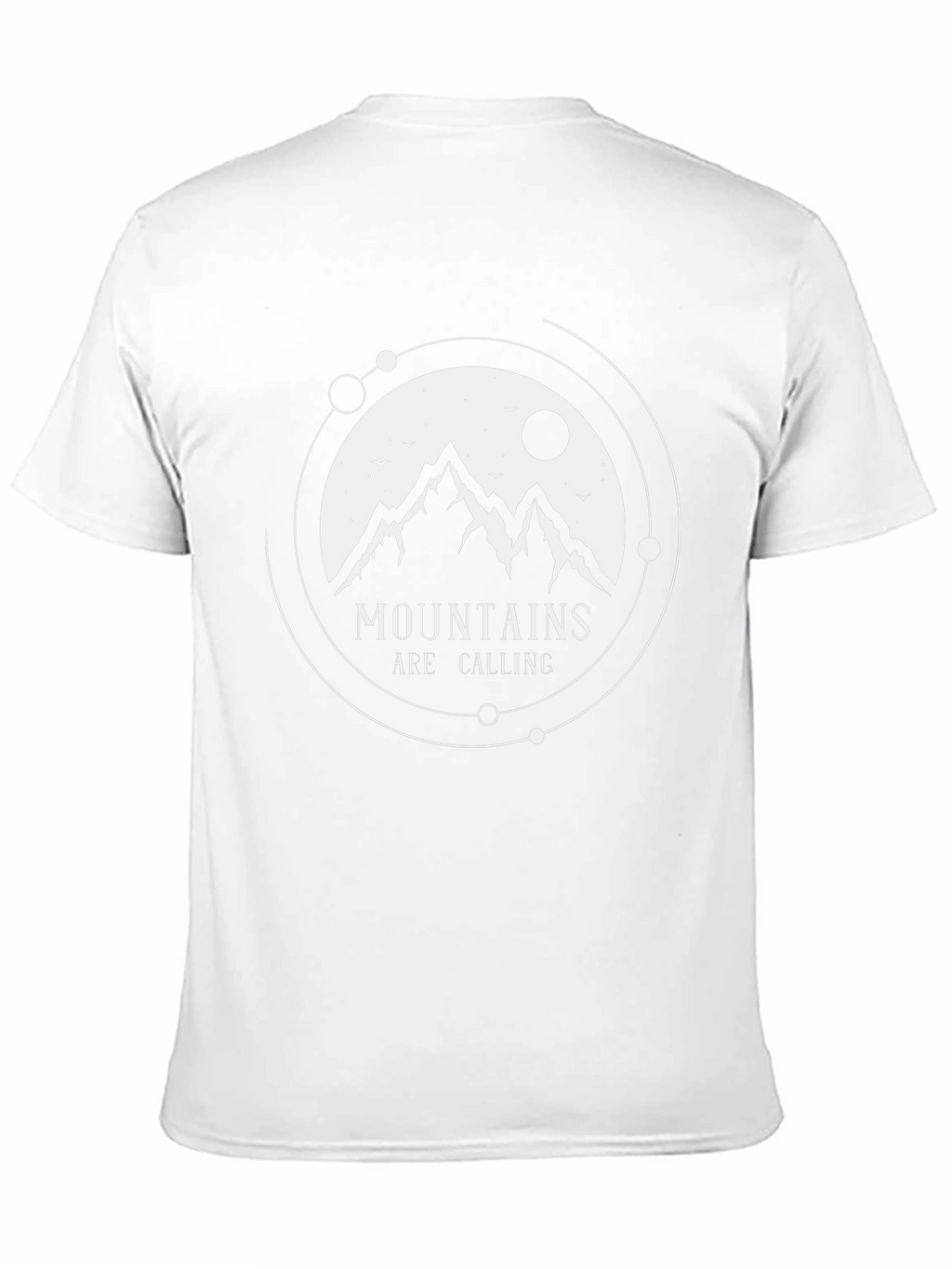 Mountains Are Calling Black Graphic Tee