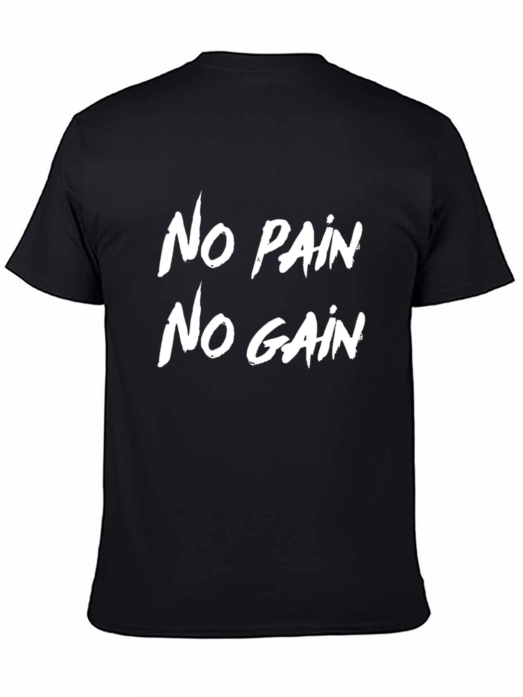 No Pain No Gain Graphic Tee - Black