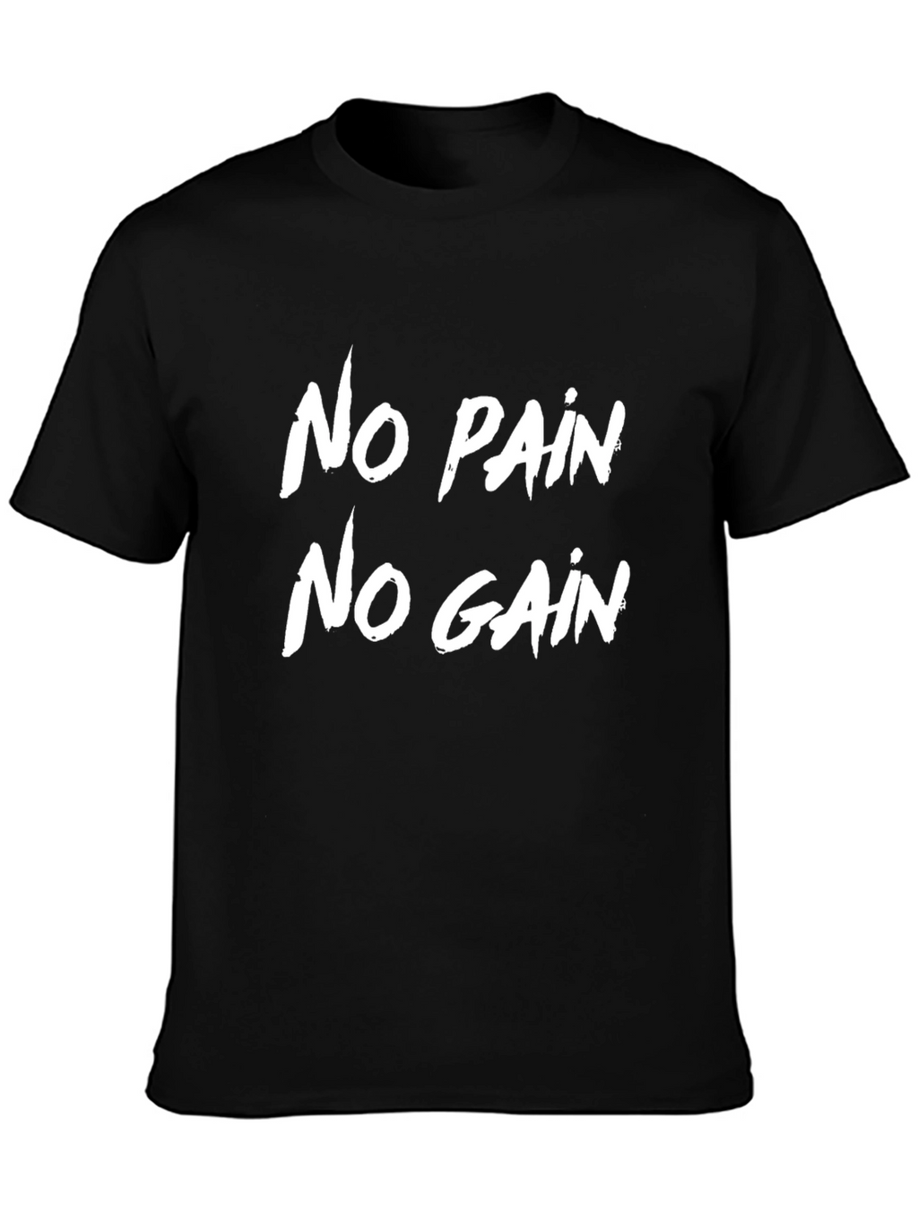 No Pain No Gain Graphic Tee - Black