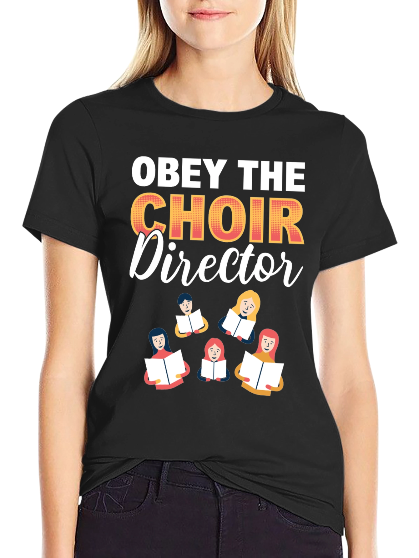 Obey the Choir Director T-Shirt - Funny Music Gift