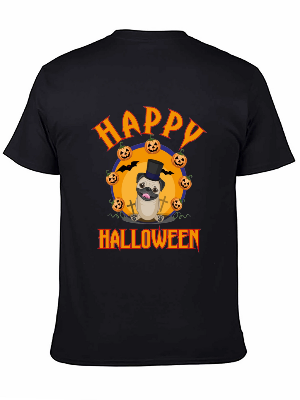 Happy Halloween Pug T-Shirt