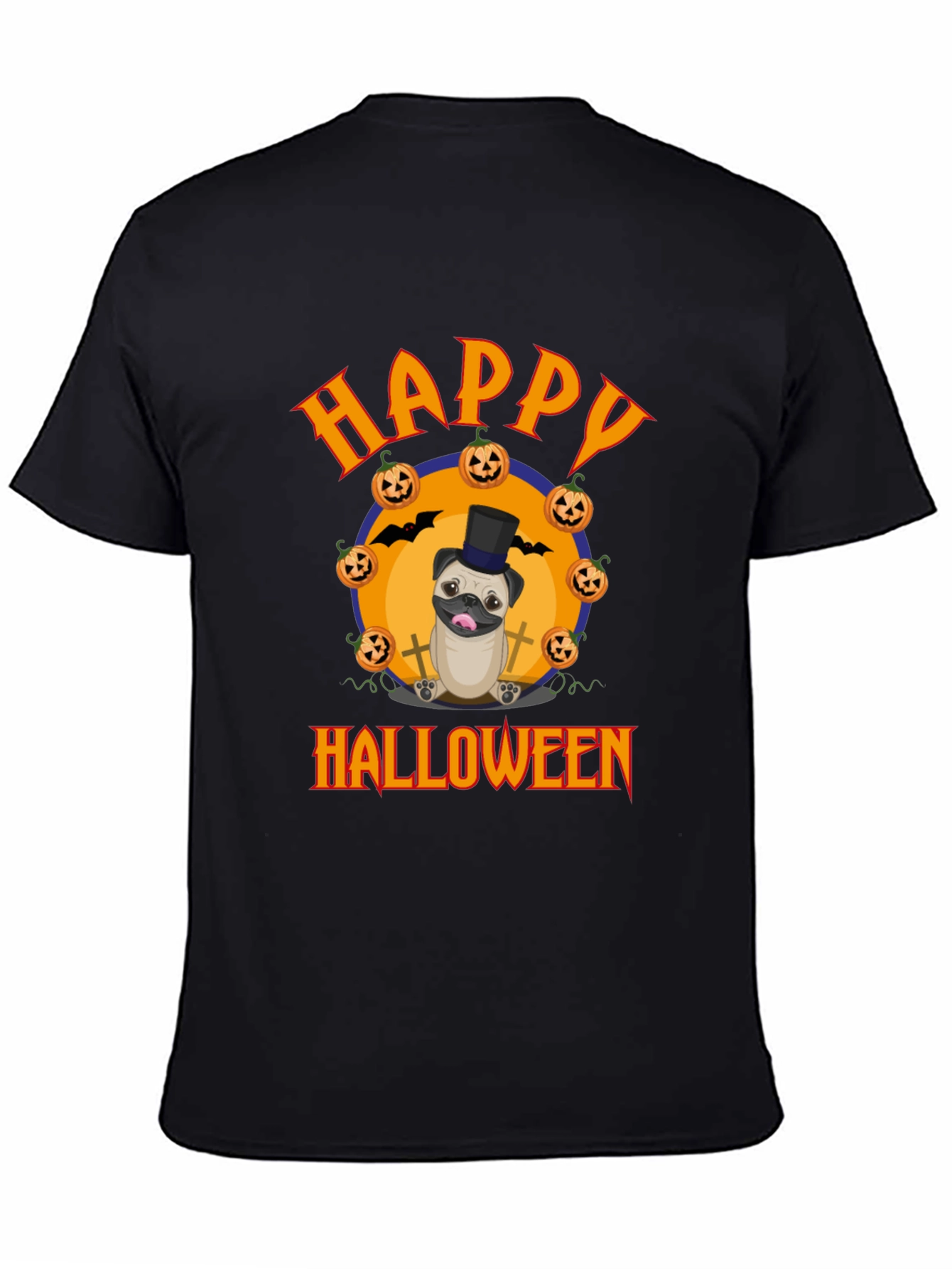 Happy Halloween Pug T-Shirt