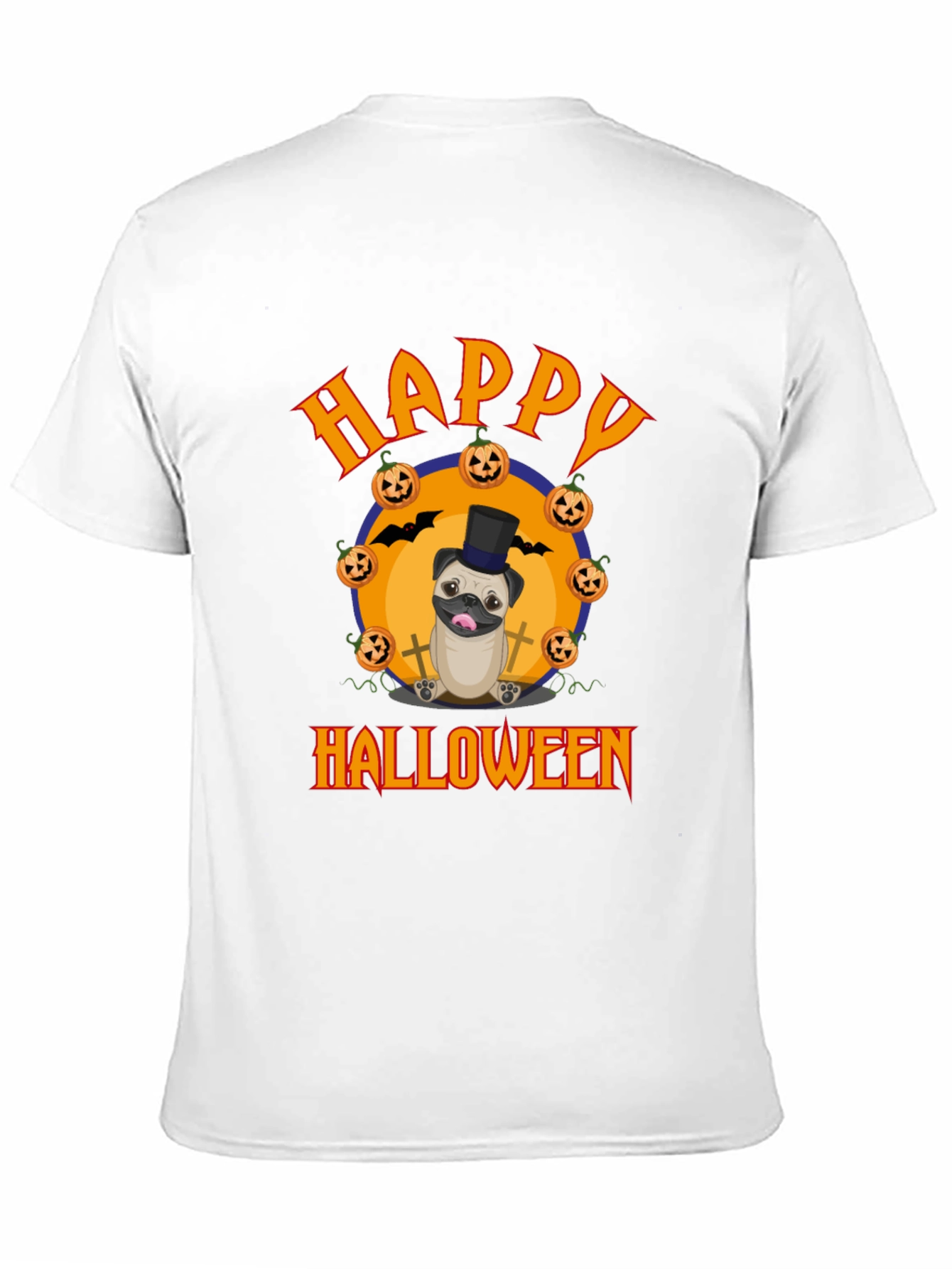 Happy Halloween Pug T-Shirt